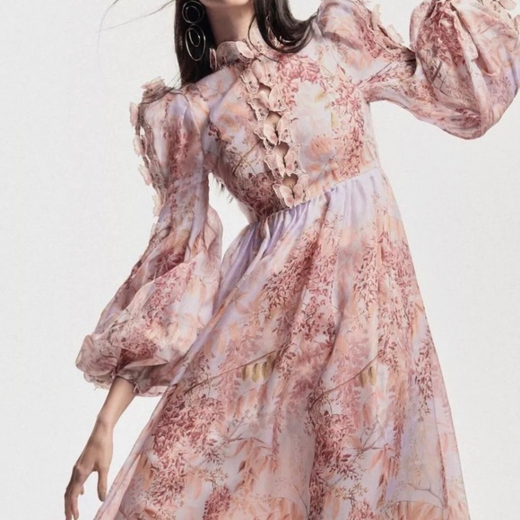 ZIMMERMANN Botanica Butterfly Maxi Dress. - Picture 8 of 14